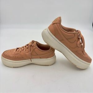 Women Nike Court Vision Alta LTR Womens Shoes Sz 8 Light Cognac DM0113 200